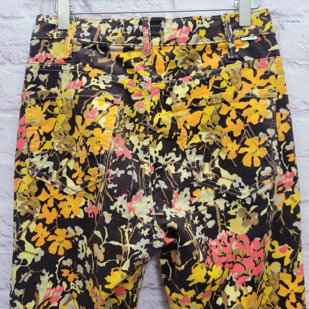 Mother Hustler Ankle Fray Jeans Size 28 Hopscotch Autumn Floral High Rise Boho‎ - Picture 9 of 10